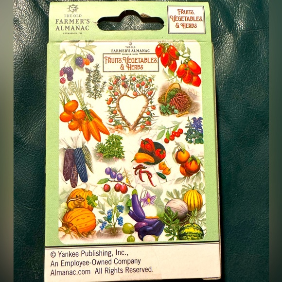 ♥️♣️LET’S PLAY❗️”FARMER’S ALMANAC - FRUITS, VEGETABLES, & HERBS” PLAYING CARDS❗️ - Picture 4 of 5